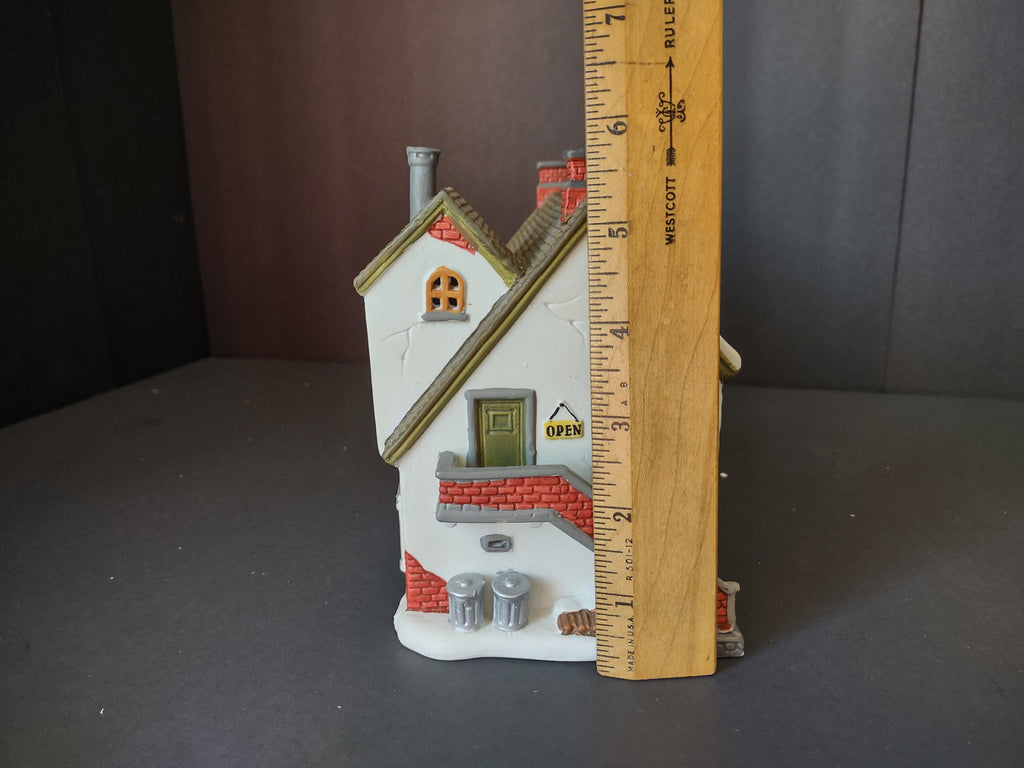 Vintage Lemax Holiday Crossroads Chatham Inn Lighted Christmas Village House [8113n]