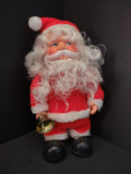 Vintage Christmas Santa Claus Figure Red Suit White Beard Made in Taiwan NOT Working [8126]