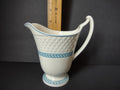 Vintage Spode Copeland Mansard Elaine Blue White Medium Pitcher [7456E]
