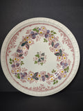 Vintage Copeland Spode Blackberry Floral Plate Pink Purple England [7459E]