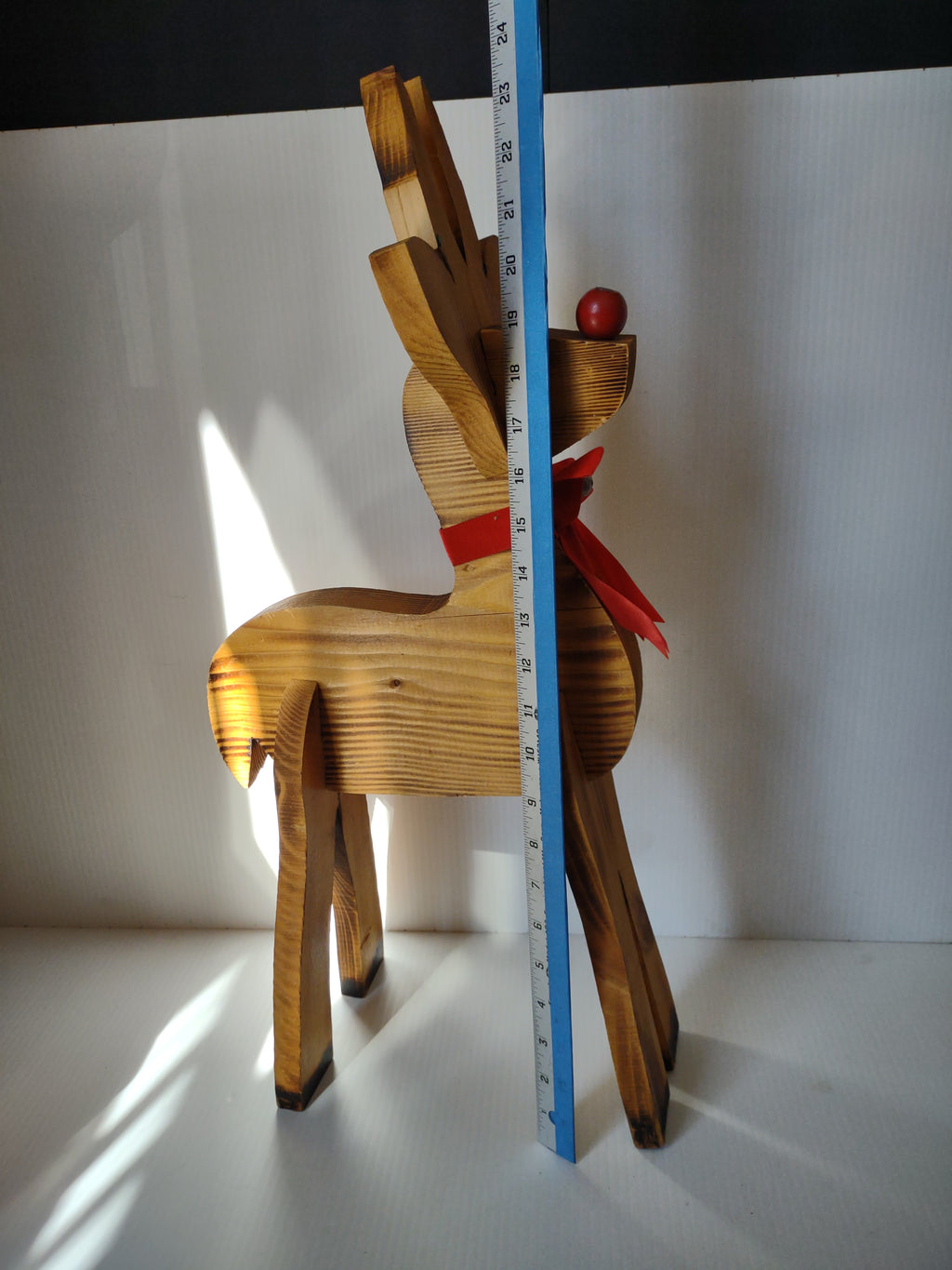 Vintage Wooden Reindeer Family Set of 4 Christmas  [4891]