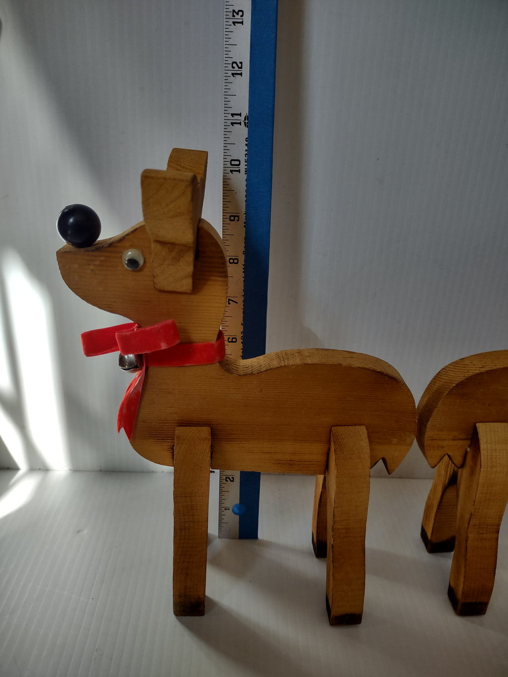 Vintage Wooden Reindeer Family Set of 4 Christmas  [4891]