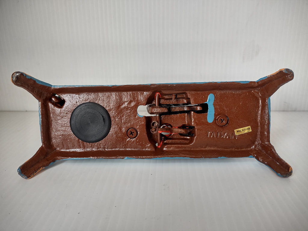 Vintage Dentist Mechanical Coin Iron Bank Metal Taiwan Collectible [4896]