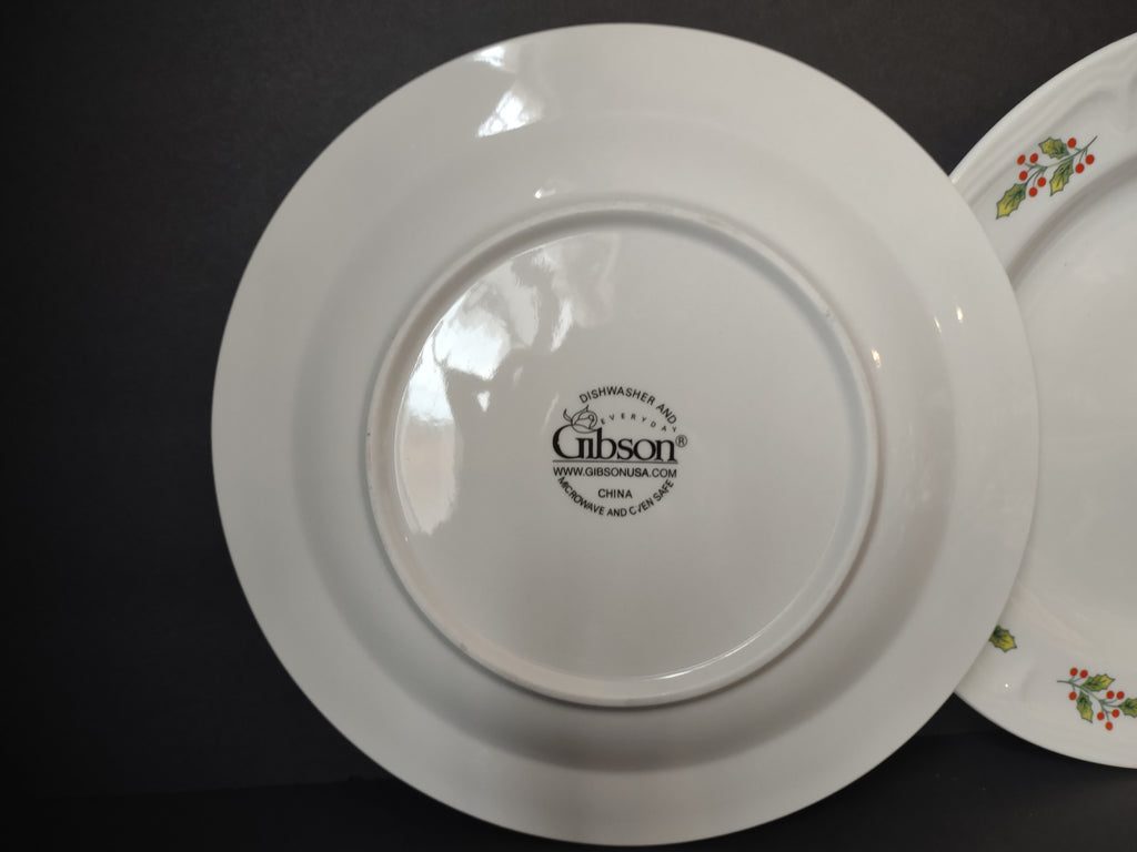 Gibson China backstamp on underside of plate