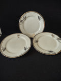 Three Thomas Bavaria white and gold floral Plate pieces