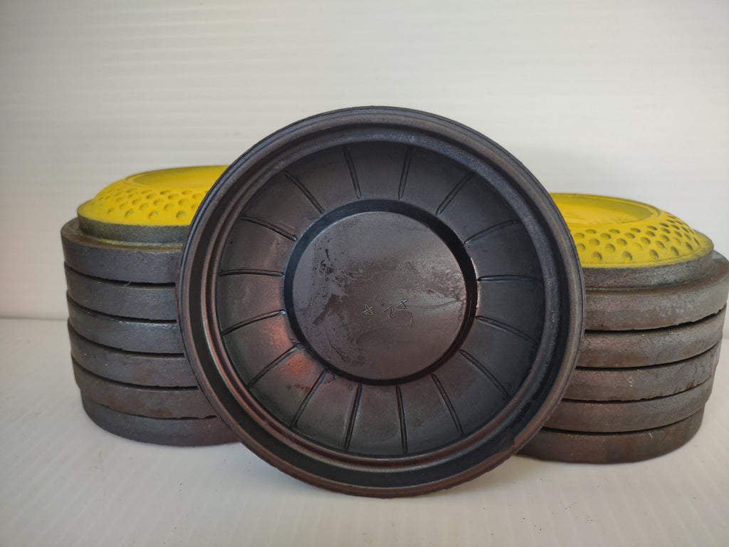 Vintage White Flyer AA Yellow & Black Clay Pigeon Skeet Targets Lot of 12 [7525]