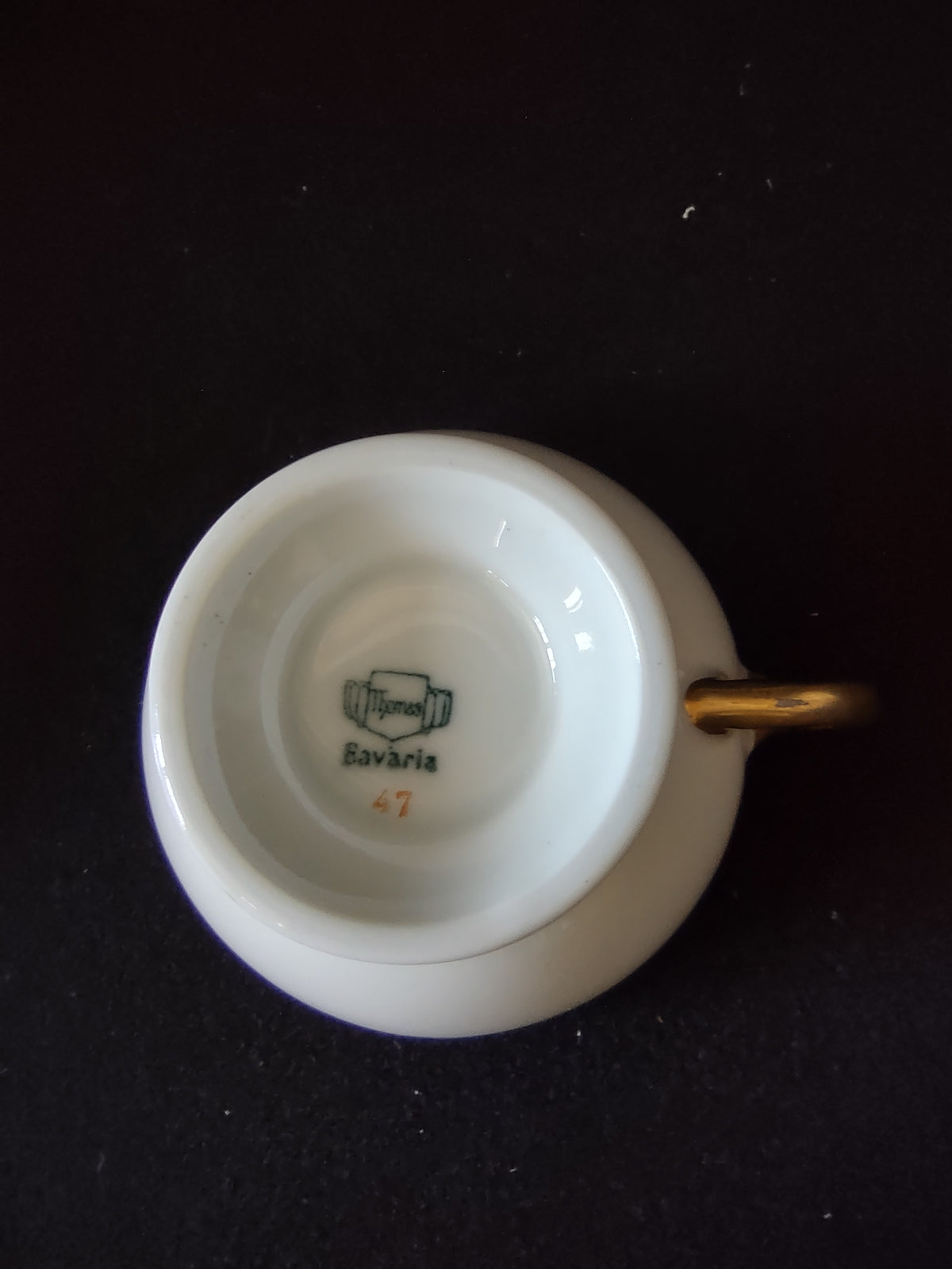 Cup underside with Bavaria backstamp