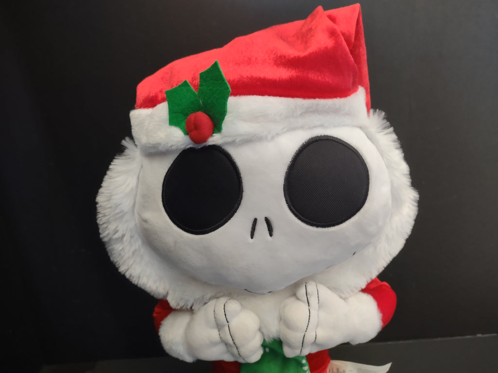 Vintage Disney Jack Skellington Santa Nightmare Before Christmas Plush [8152n]