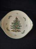 Full view of vintage Spode Christmas Tree Plate