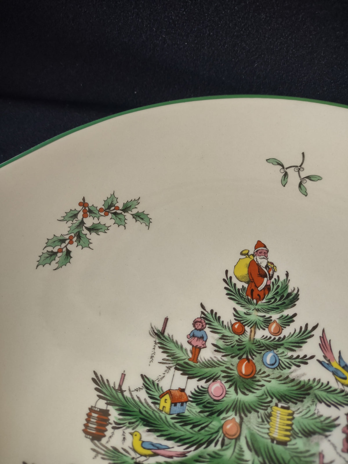 Holly and festive tree detail