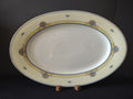 Vintage 15" Thomas Bavaria Eldorado Yellow Blue Floral Oval Platter [7527]