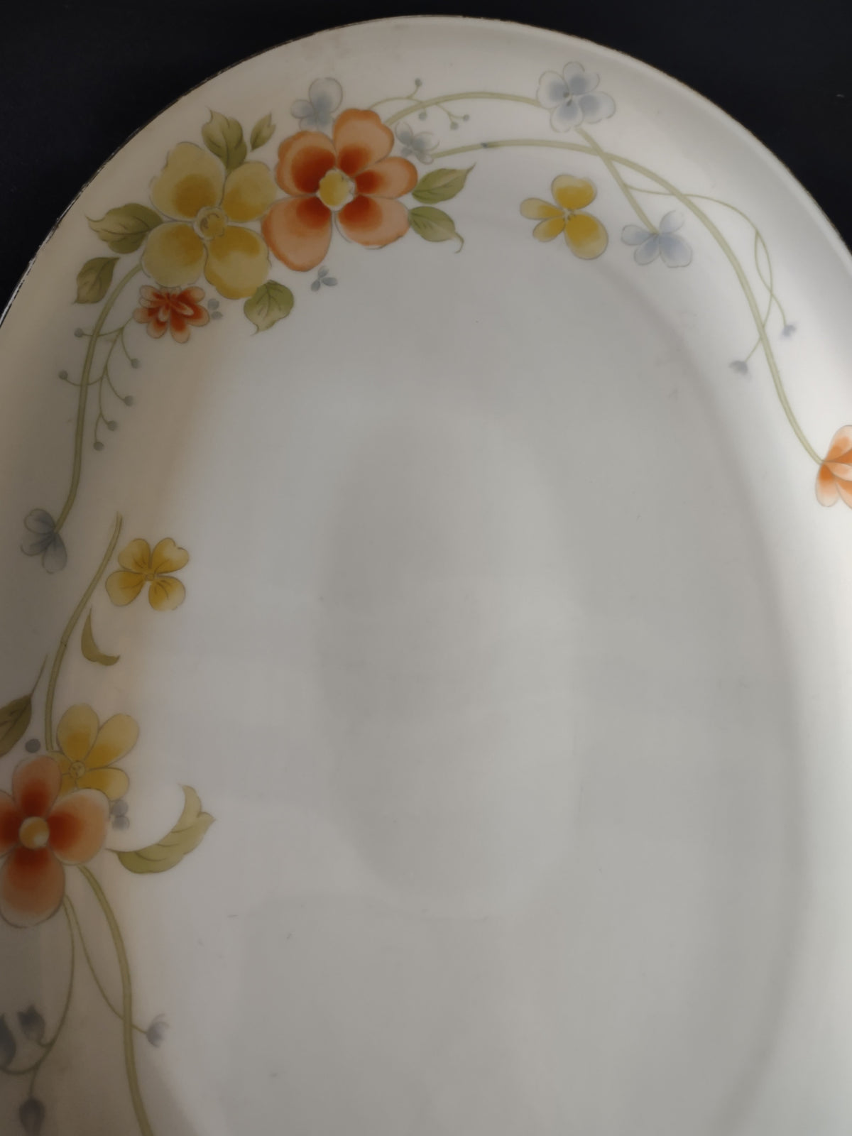 Seltmann Weiden oval floral platter front view