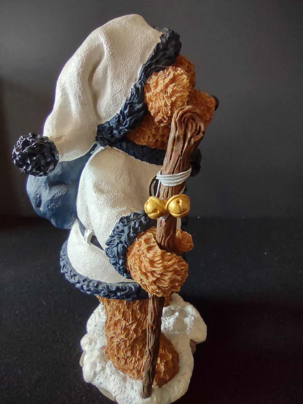 Vintage Ridgewood Penn State Santa Claude Bear Christmas Figurine 2003 [8162n]