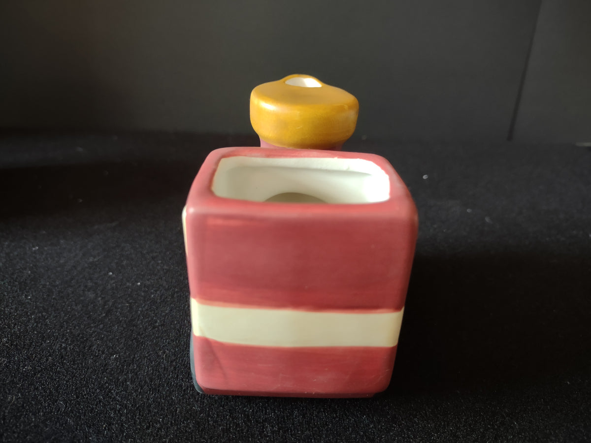 Top view of ceramic train