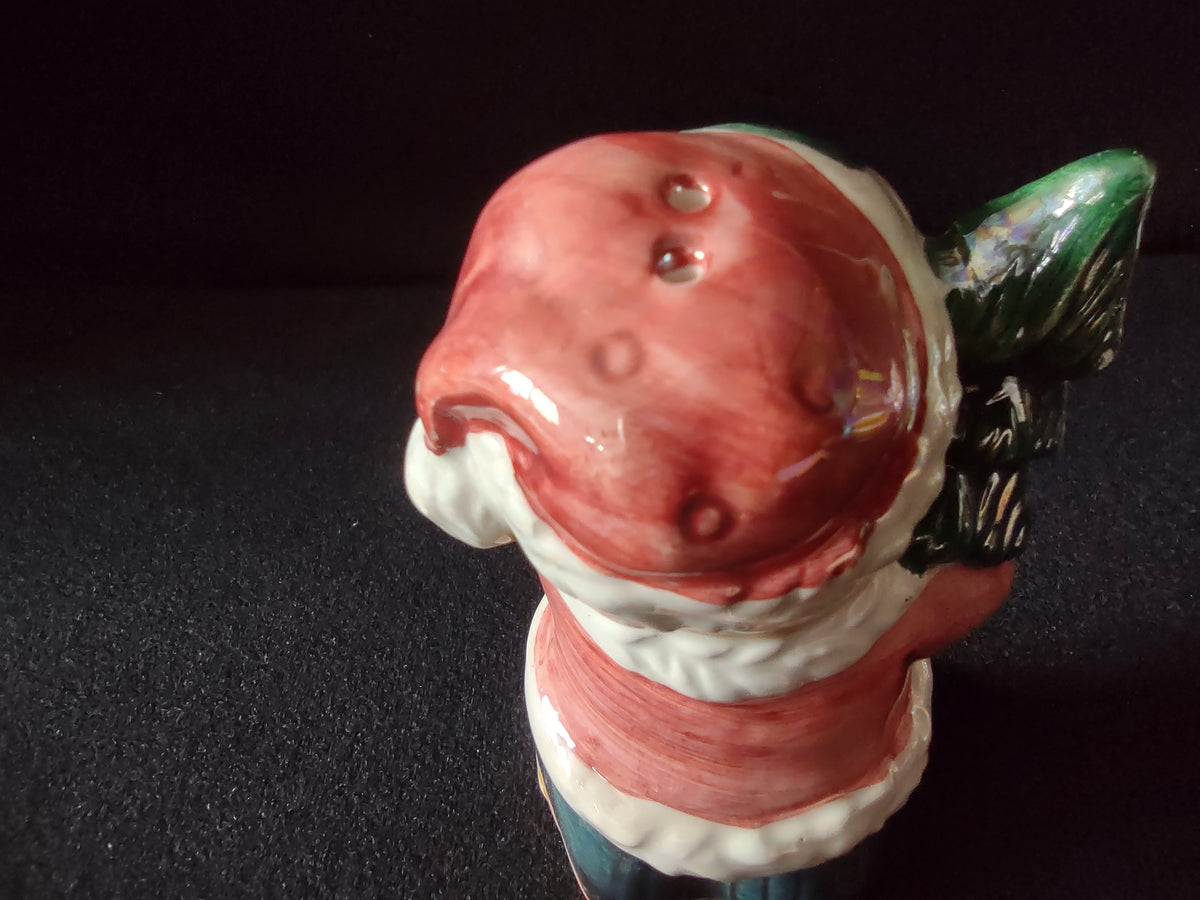 Top of Santa hat with shaker holes