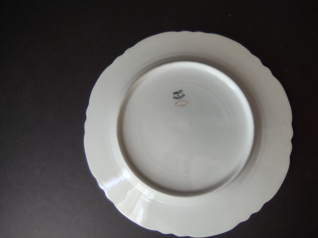 Haviland Limoges Roses Gold Trim Luncheon Salad Plate 8-1/2" (lot 359)