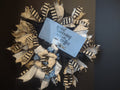 Good Morning Starts with Coffee Wreath Ribbon Mesh Decor Handmade (lot 1408)