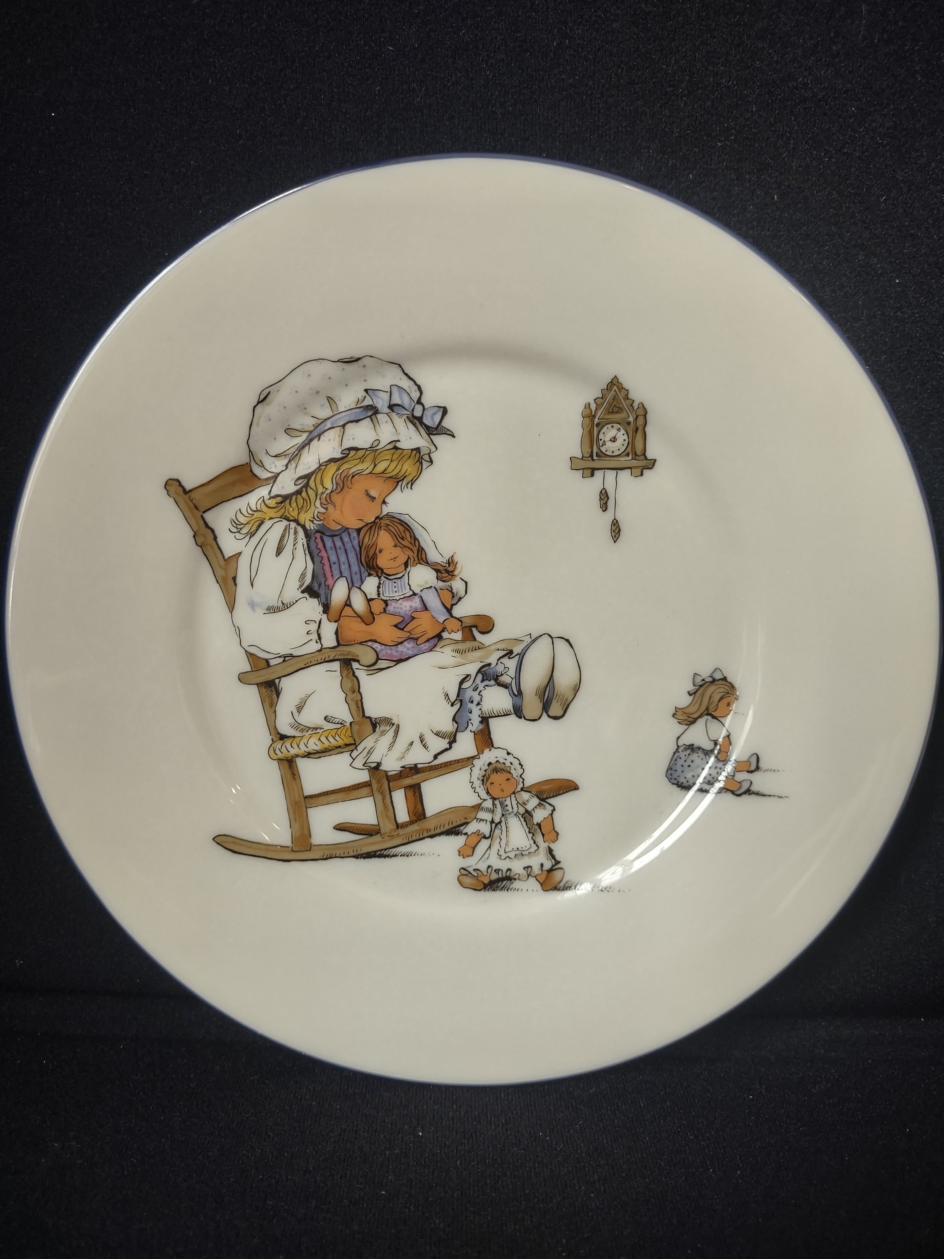 Vintage Lenox Special Dessert or Salad Plate Little Girl Nursery (lot 1859)