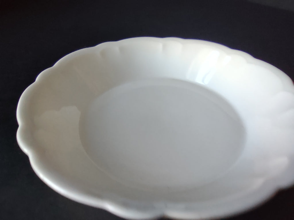 CFH GDM France Limoges Porcelain Bowl 6-1/4" Plain White (lot 1044)