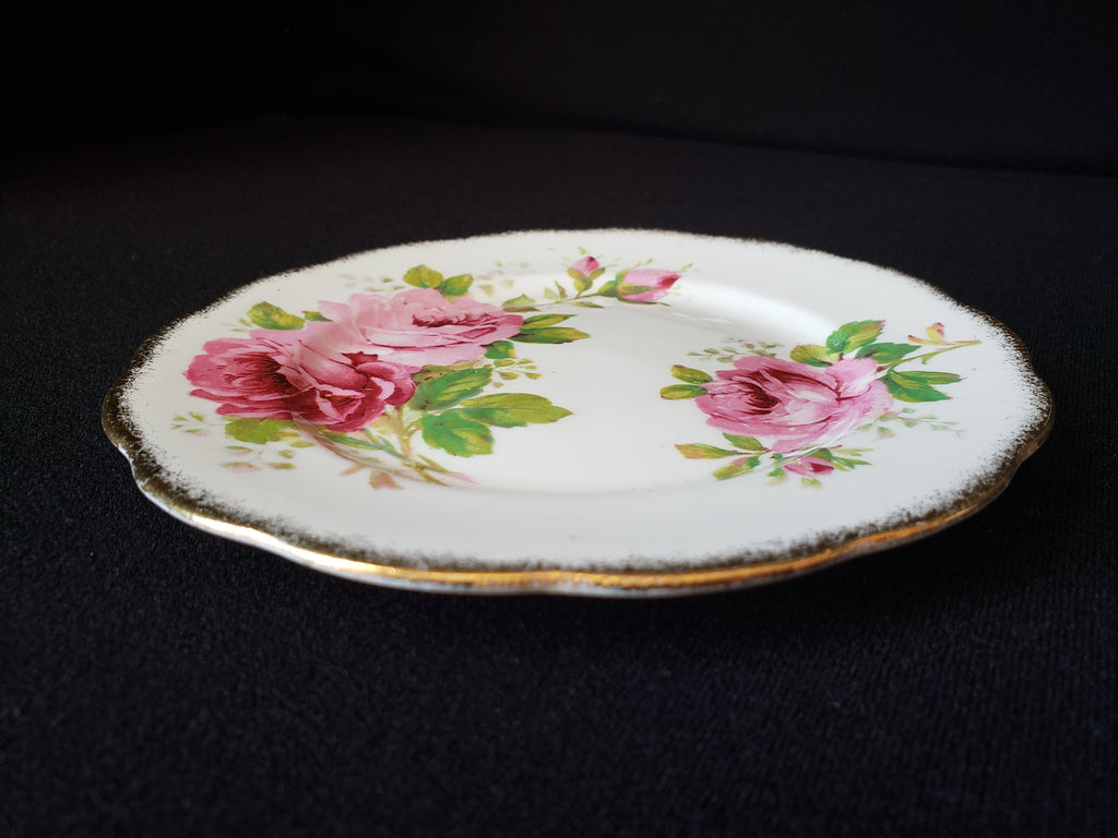Vintage Royal Albert American Beauty Dessert or Bread Plate 6-1/4" (lot 2047)
