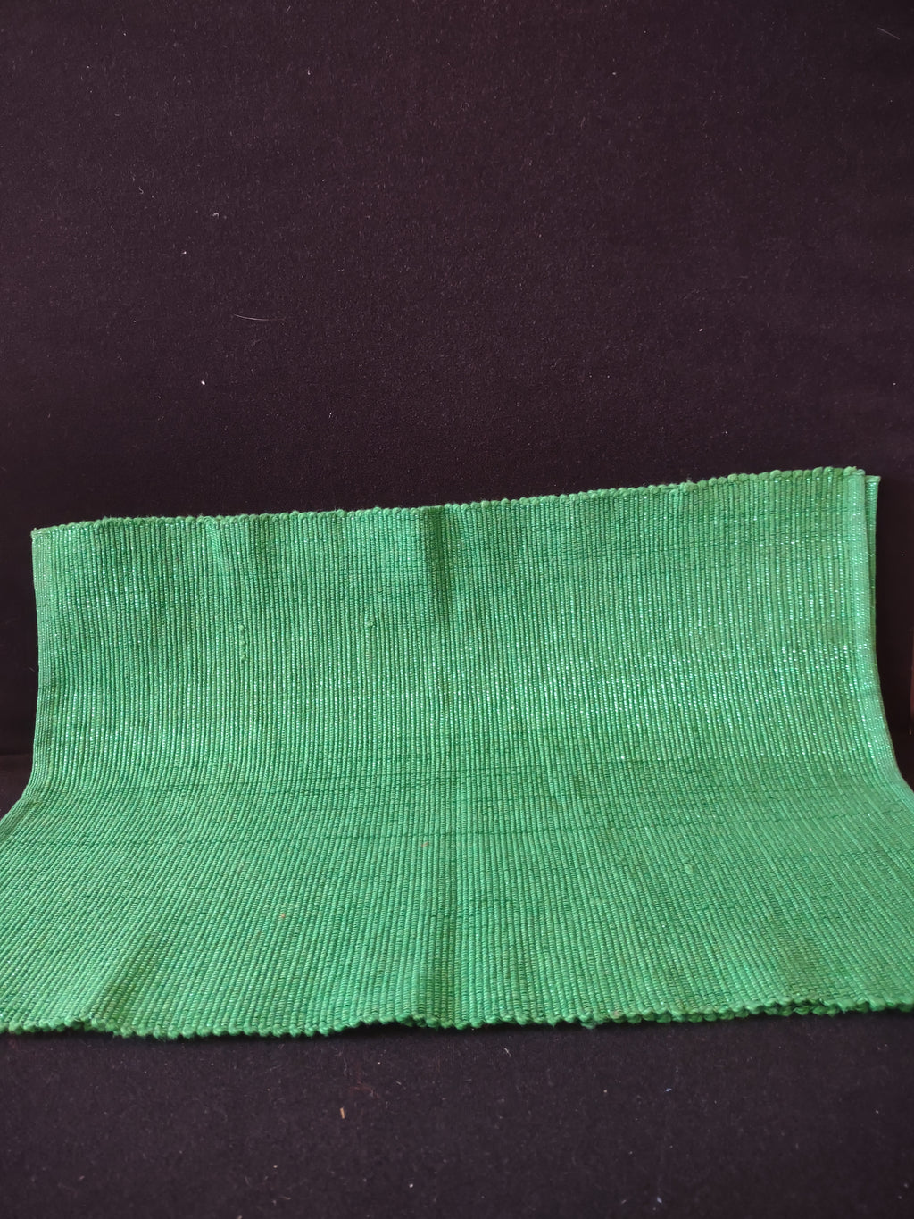 Christmas Holiday Placemat x 4 Sparkle Red Green 19 X 13" (Lot 4361)