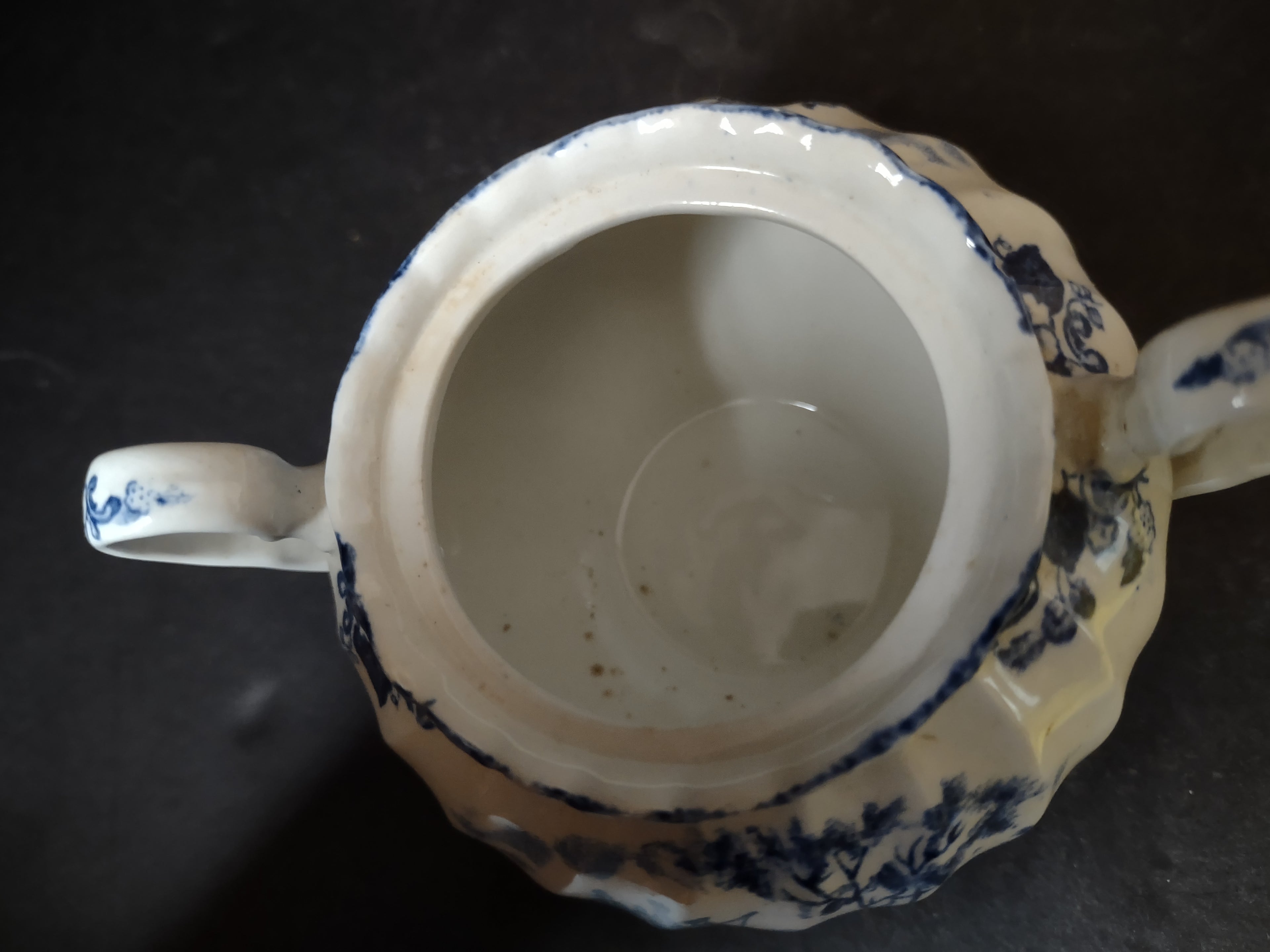 Vintage Ironstone Coaching Scenes Johnson Bros Small Sugar Bowl (lot 5563)