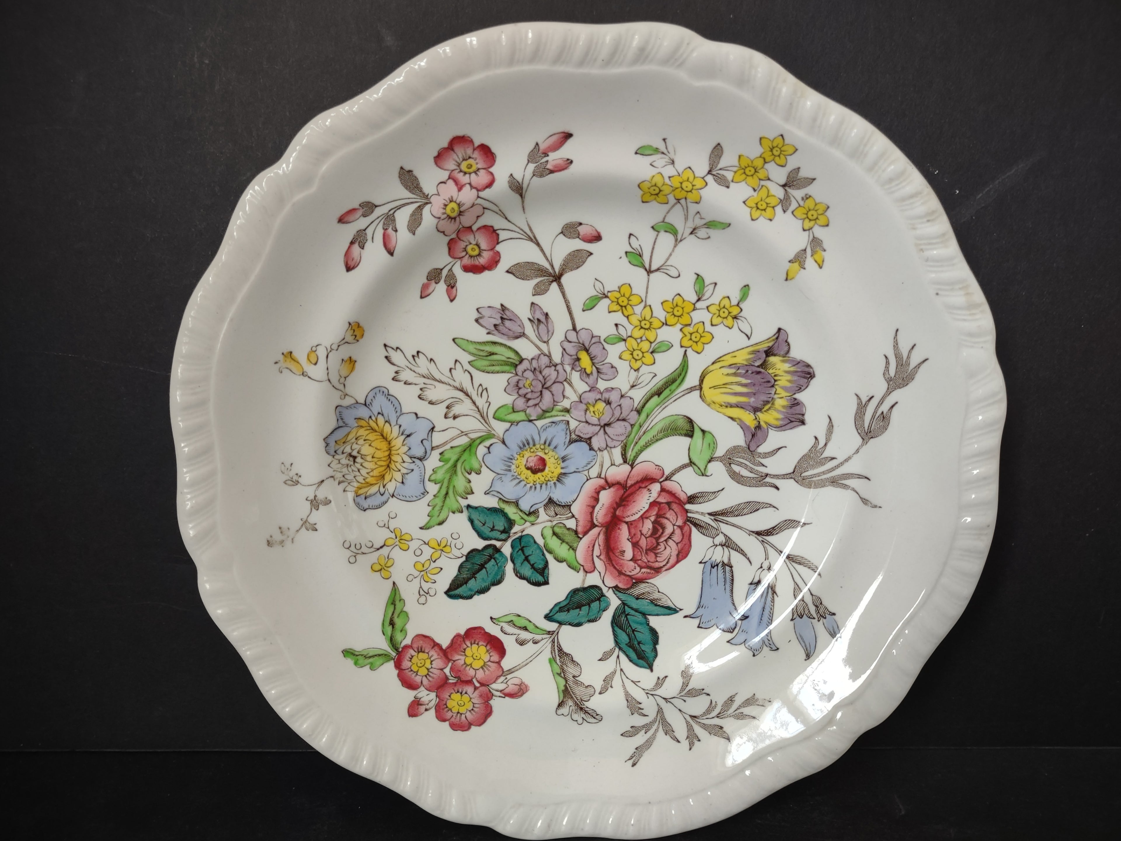 Vintage Spode English Countryside Romney Plate Ironstone (lot 5777)