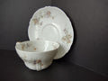 Haviland Limoges France Purple Yellow Rose Gold Trim Teacup & Saucer (lot 711)