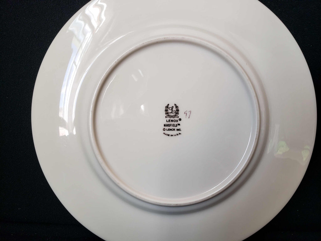 Vintage Lenox Mansfield Salad or Luncheon Plate 8-1/2"(lot 1969)