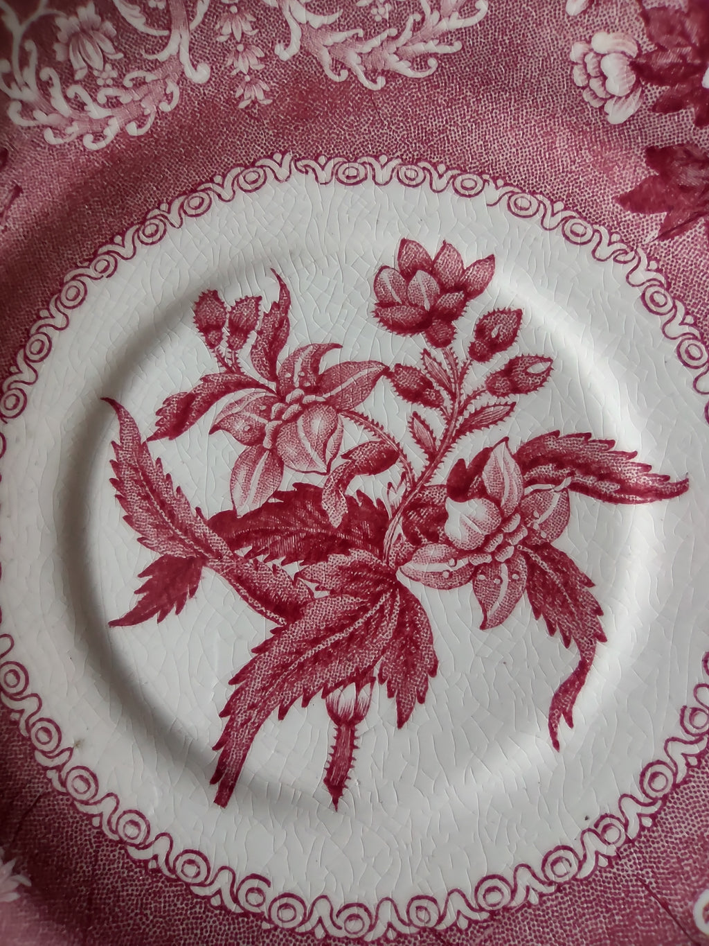 Vintage Spode Dessert Plate Camilla English Ironstone Set Of 4 (Lot 5795)