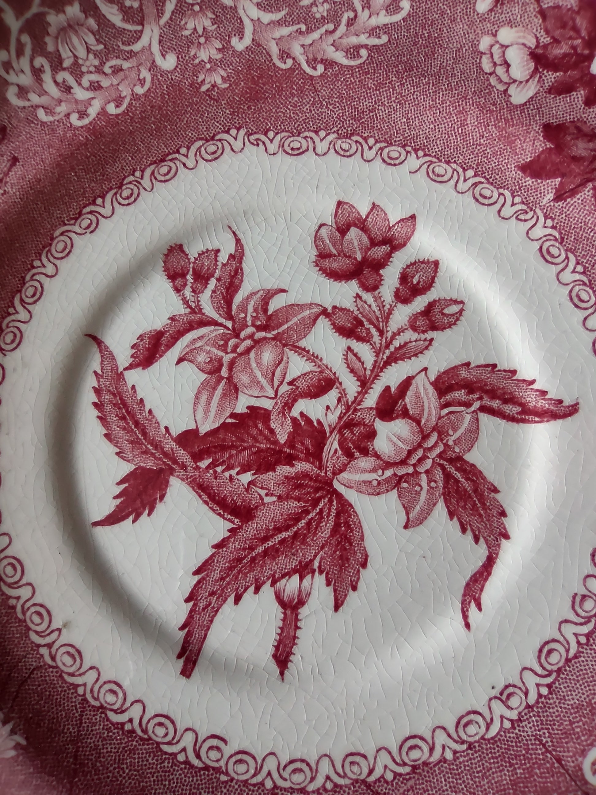 Vintage Spode Dessert Plate Camilla English Ironstone Set Of 4 (Lot 5795)