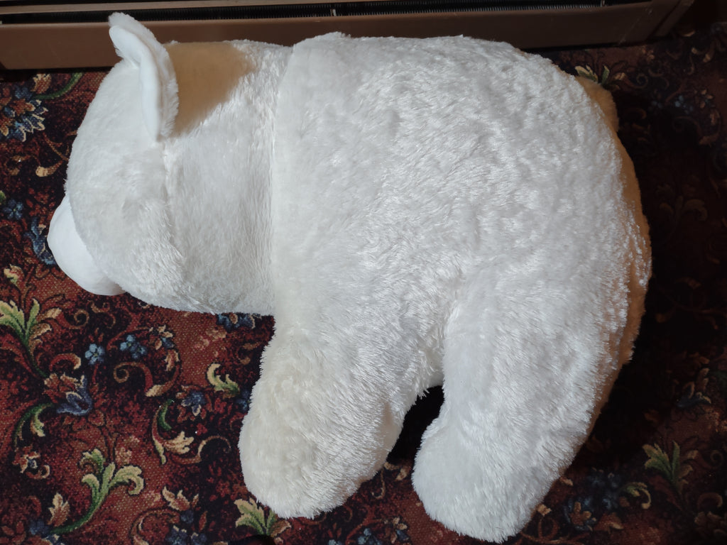 Large 3 Ft Plush Polar Bear (lot 3402)