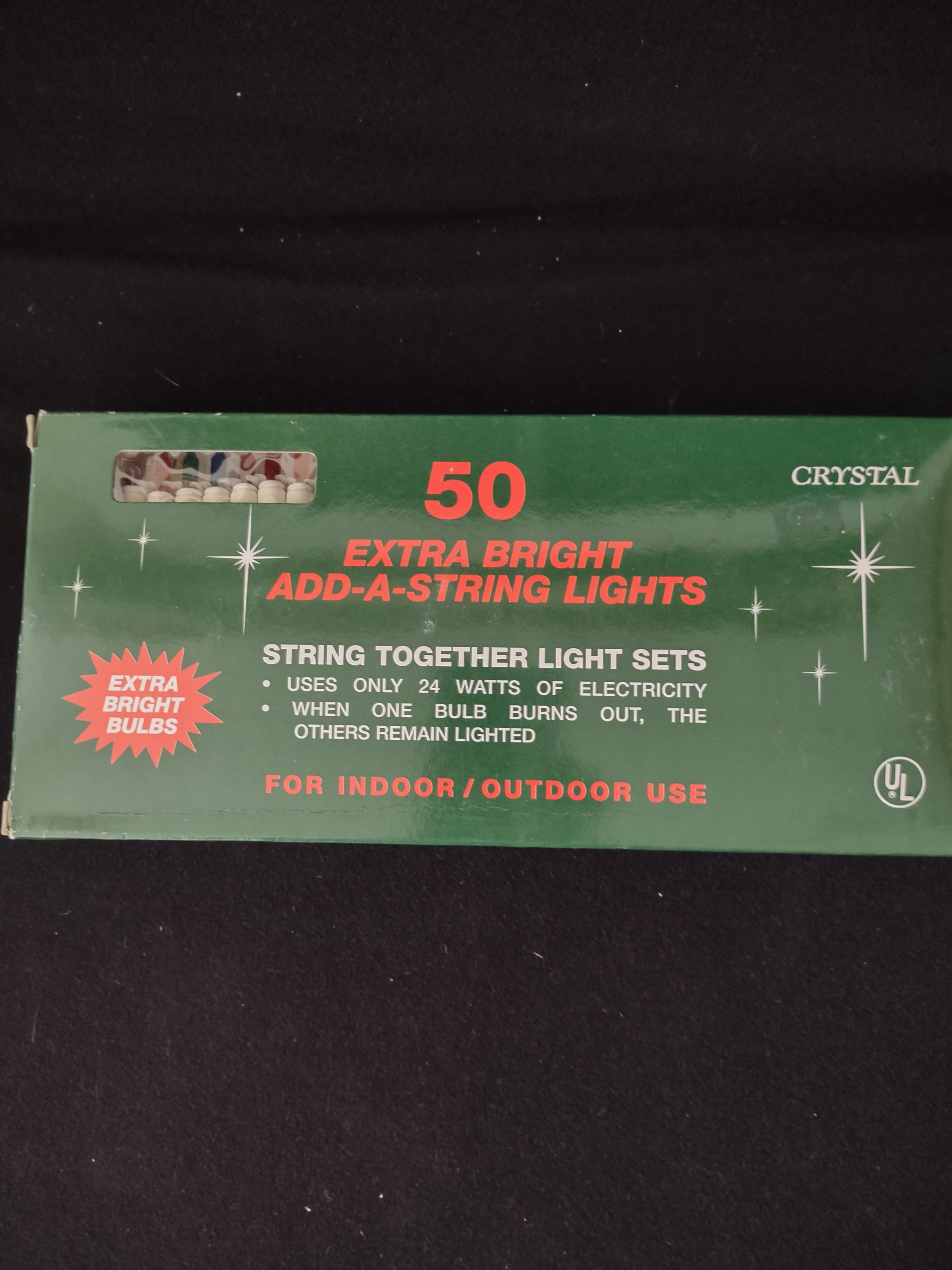 Indoor Outdoor Christmas Multi Color Lights 24' Long Set Of 3 (Lot 4059)