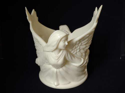 Ablaze Candles Wax Candle Holder Angel Wings (lot 2790c)