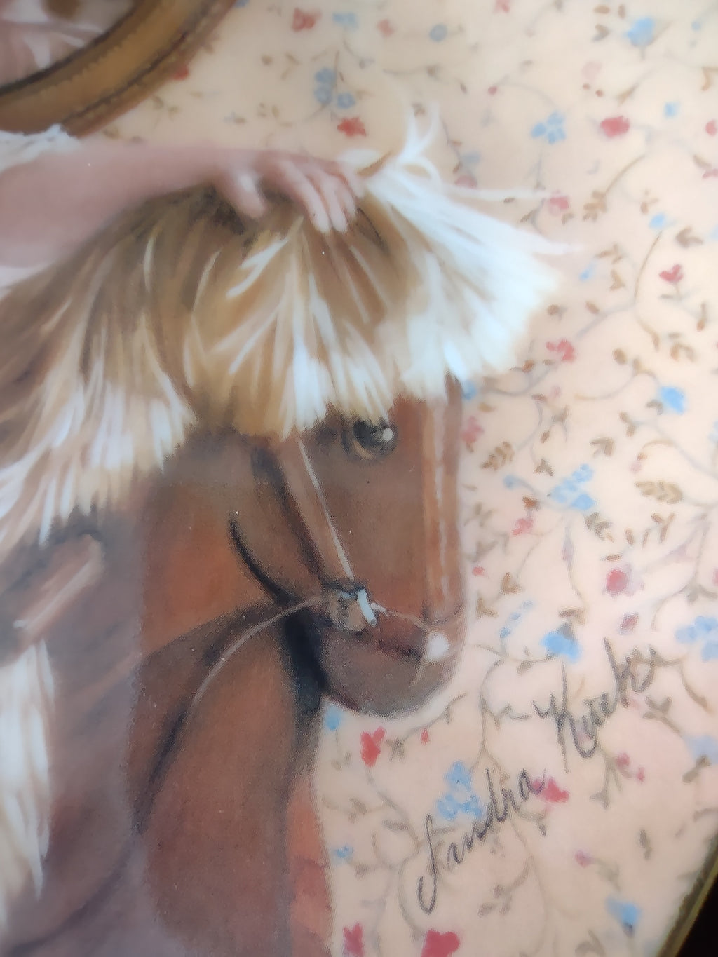 Vintage Days Gone By Collector Plate 2nd Issue Amy's Magic Horse (Lot 5188)