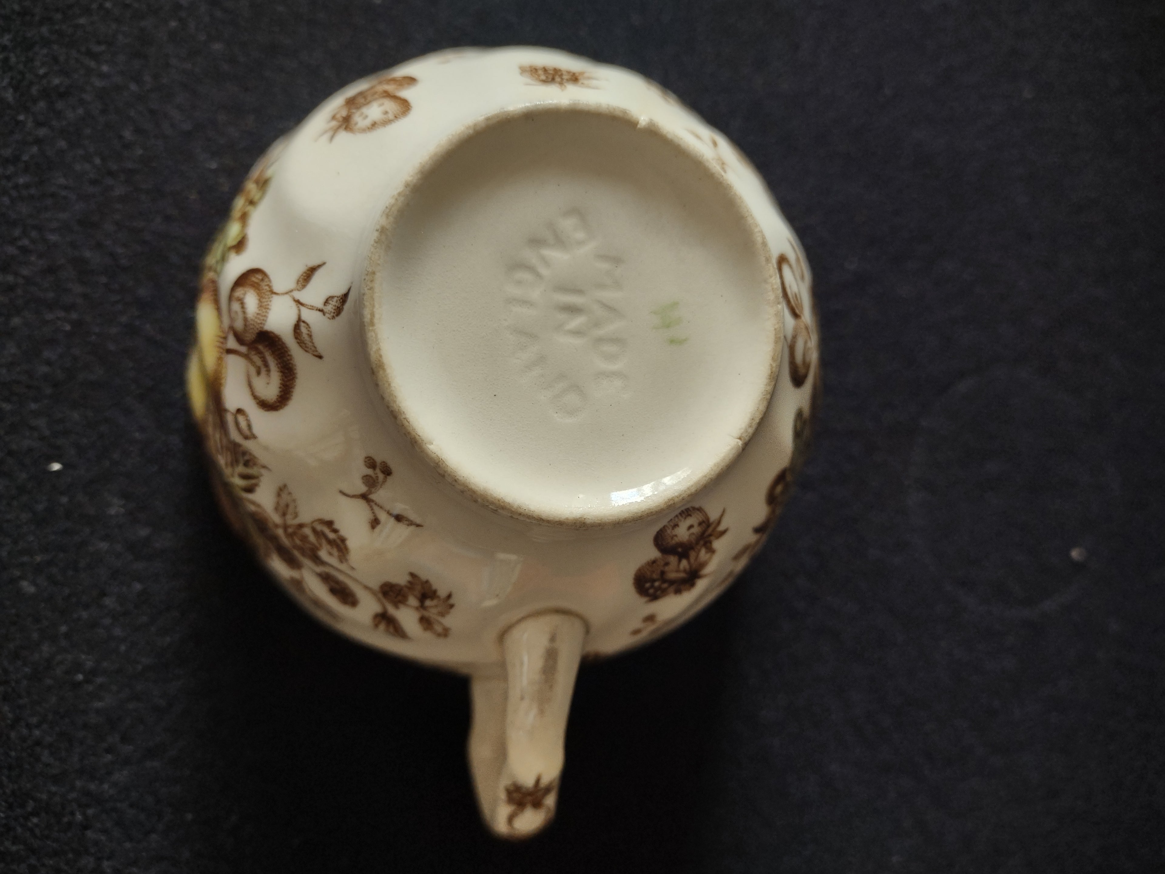 Vintage Johnson Brothers Ironstone England Teacup Autumn's Delight (Lot 5633)