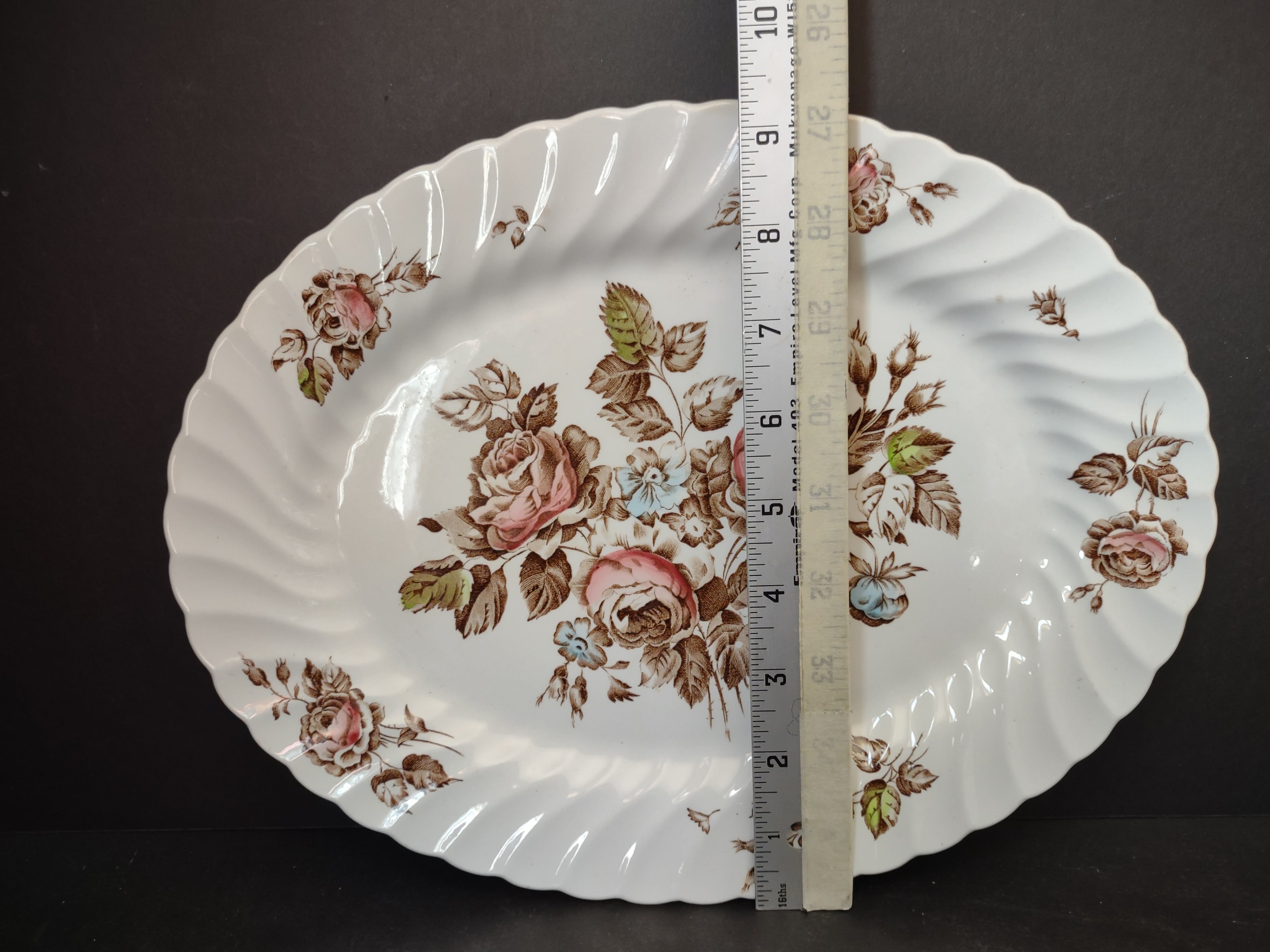Johnson Brothers Staffordshire Bouquet Serving Platter 12" x 9-1/2" (lot 5596)