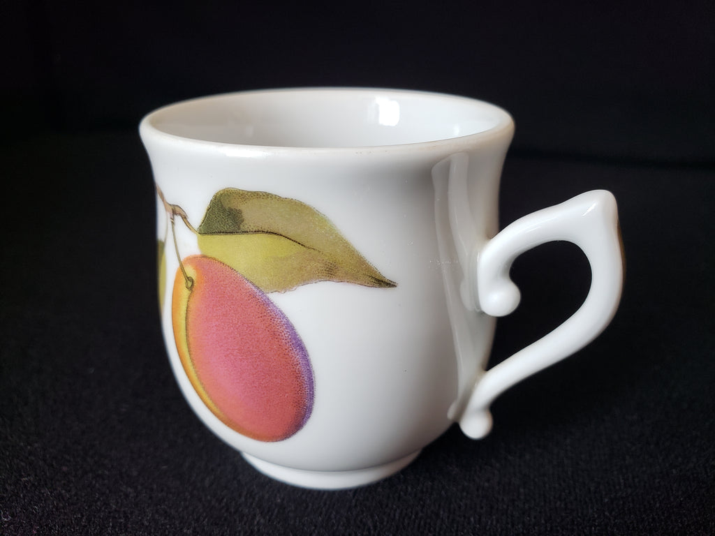 Vintage Royal Worcester Evesham Demitasse Tea Cup ONLY (lot 2062)