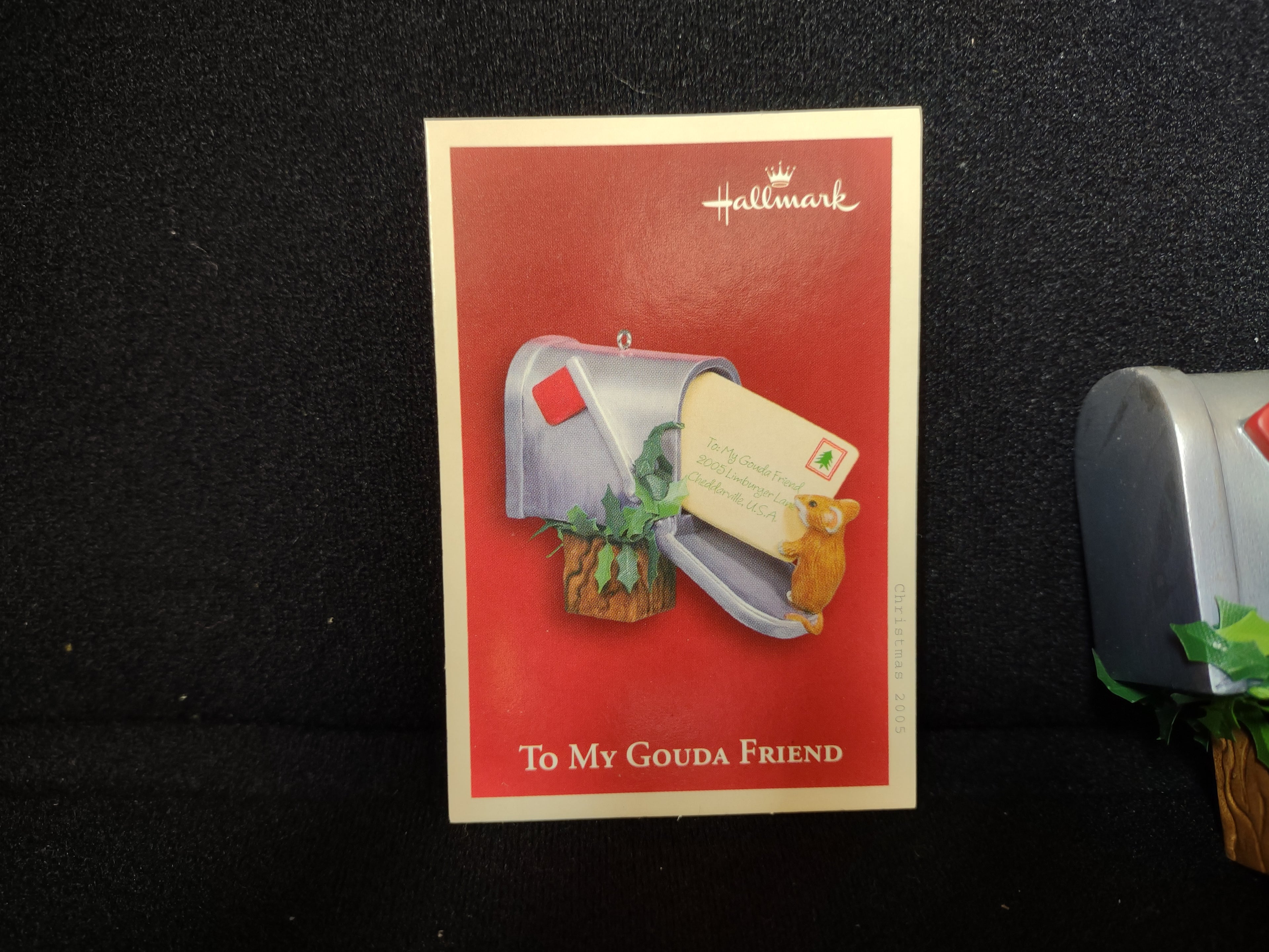 Hallmark Vintage Keepsake Christmas Ornament 2005 To My Gouda Friend (lot 1608)