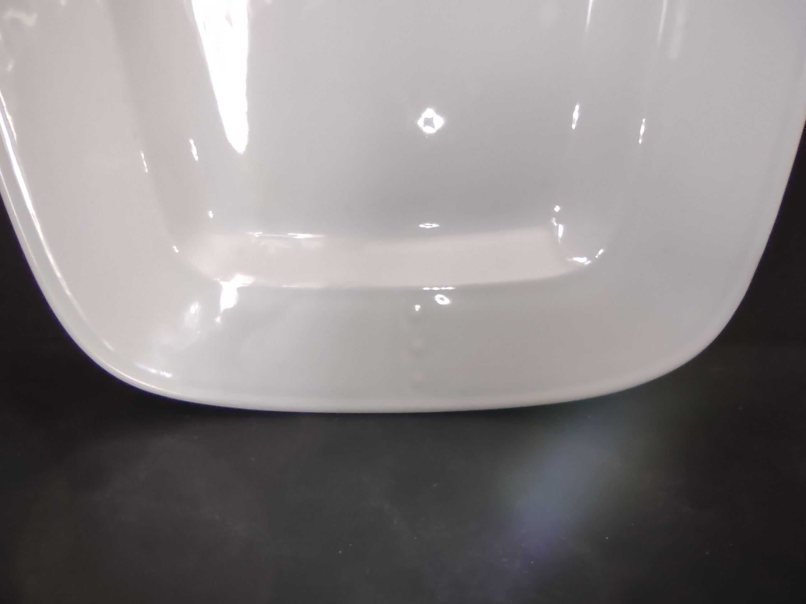 Metlox Jamestown Provincial Poppytrail Rivets Border White Serving Tray lot 2610