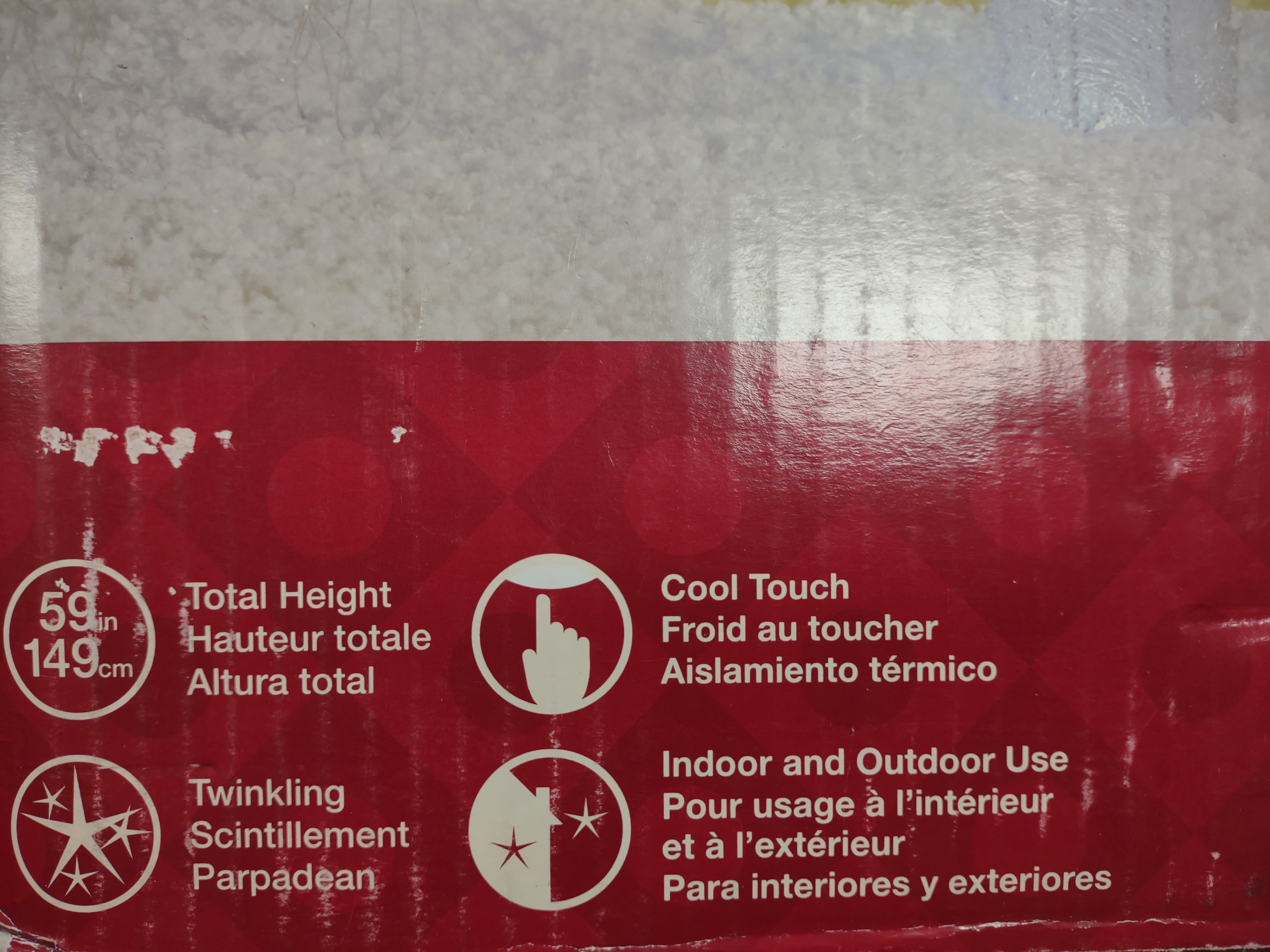 Christmas 59" Twinkling Willow Tree Indoor Outdoor (lot 2338)