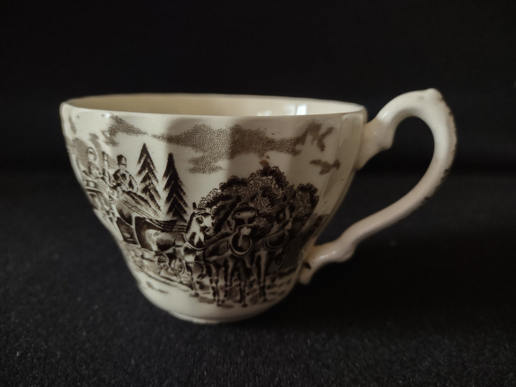 Vintage Royal Mail Ironstone England Tea Cup ONLY (lot 5542)
