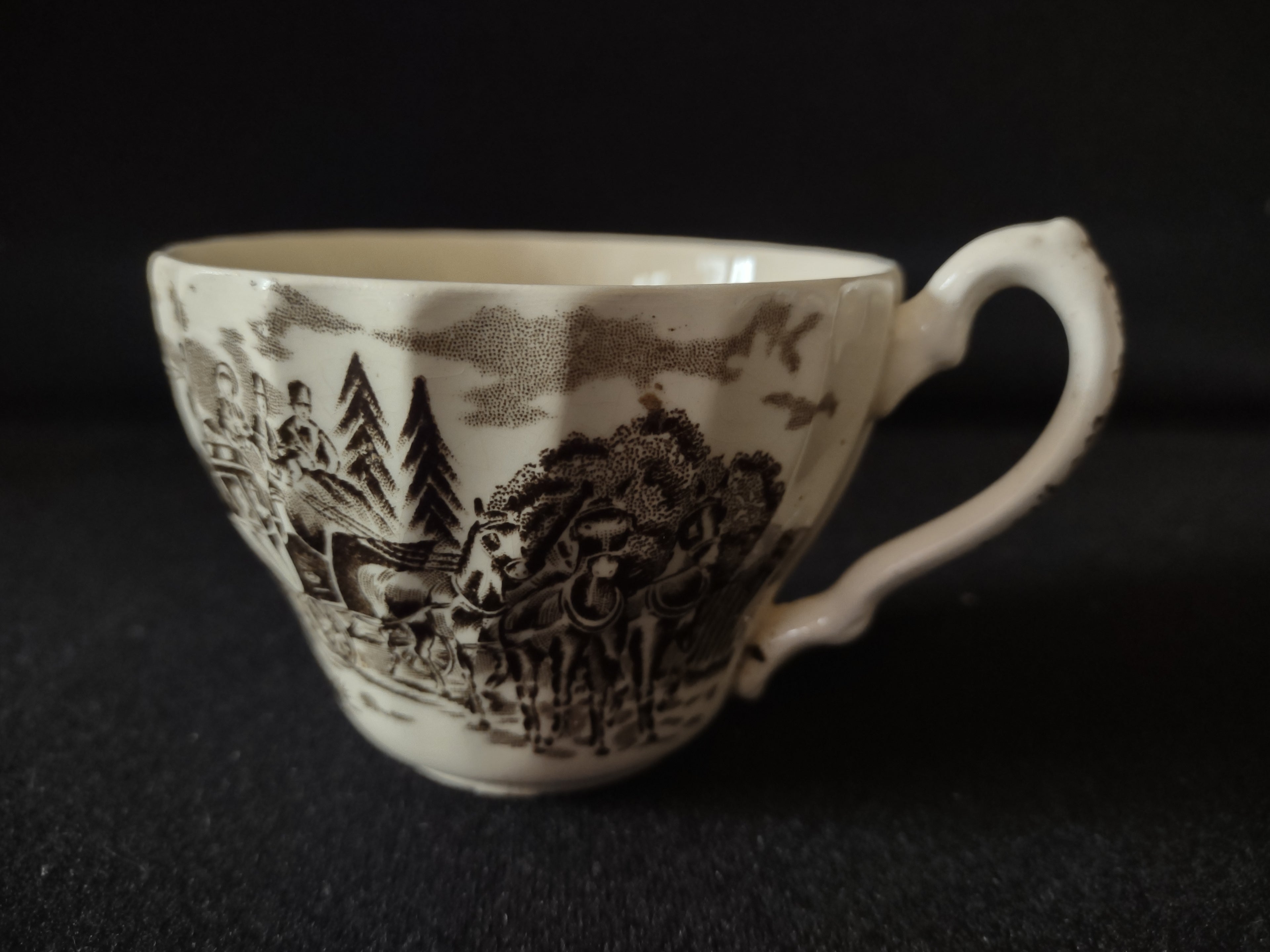 Vintage Royal Mail Ironstone England Tea Cup ONLY (lot 5542)