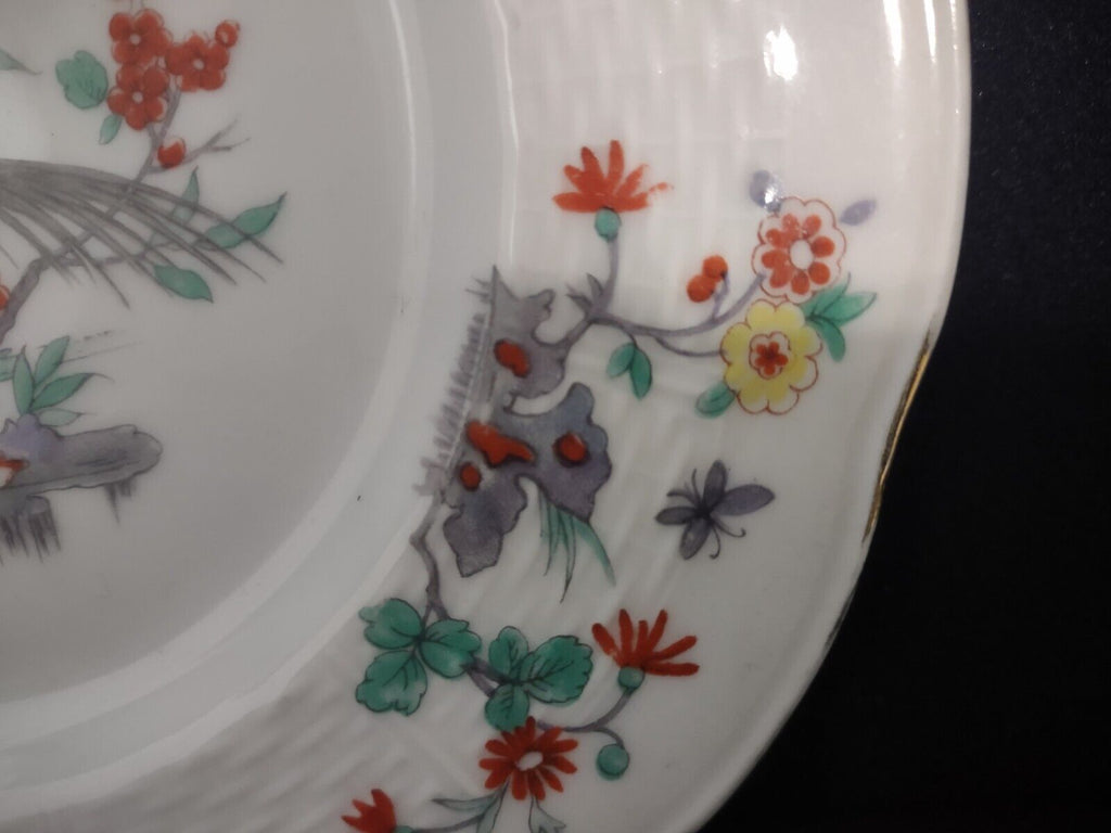 Haviland Limoges France Gold Trim Pheasant 7-1/2" Dessert Plate (lot 698)
