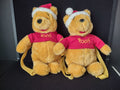 Christmas Disney Pooh Bear Toy with straps set of 2 (lot 2360)