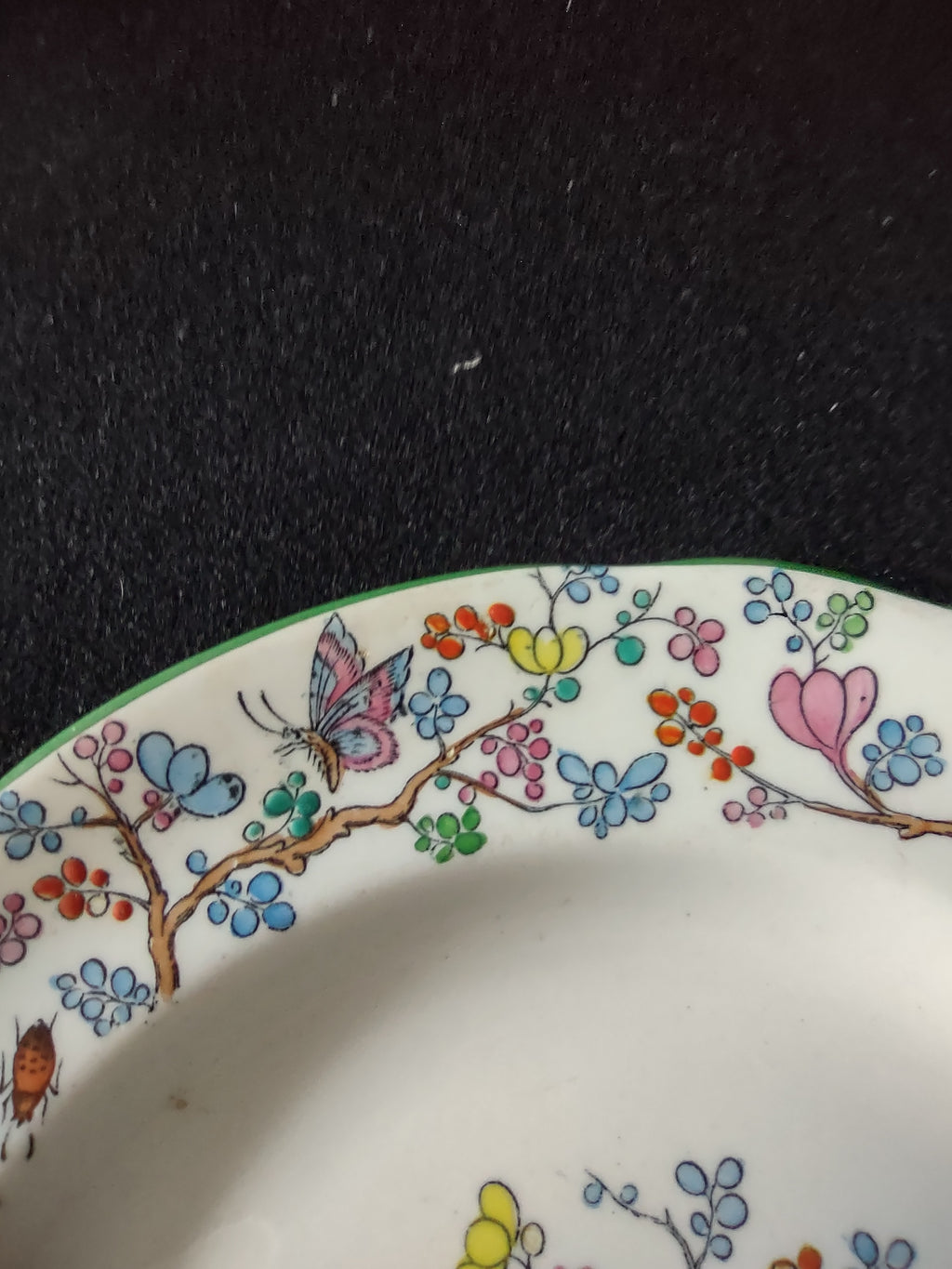 Vintage Copeland Late Spode Dessert Plate Shanghai Floral Bone China (Lot 5813)
