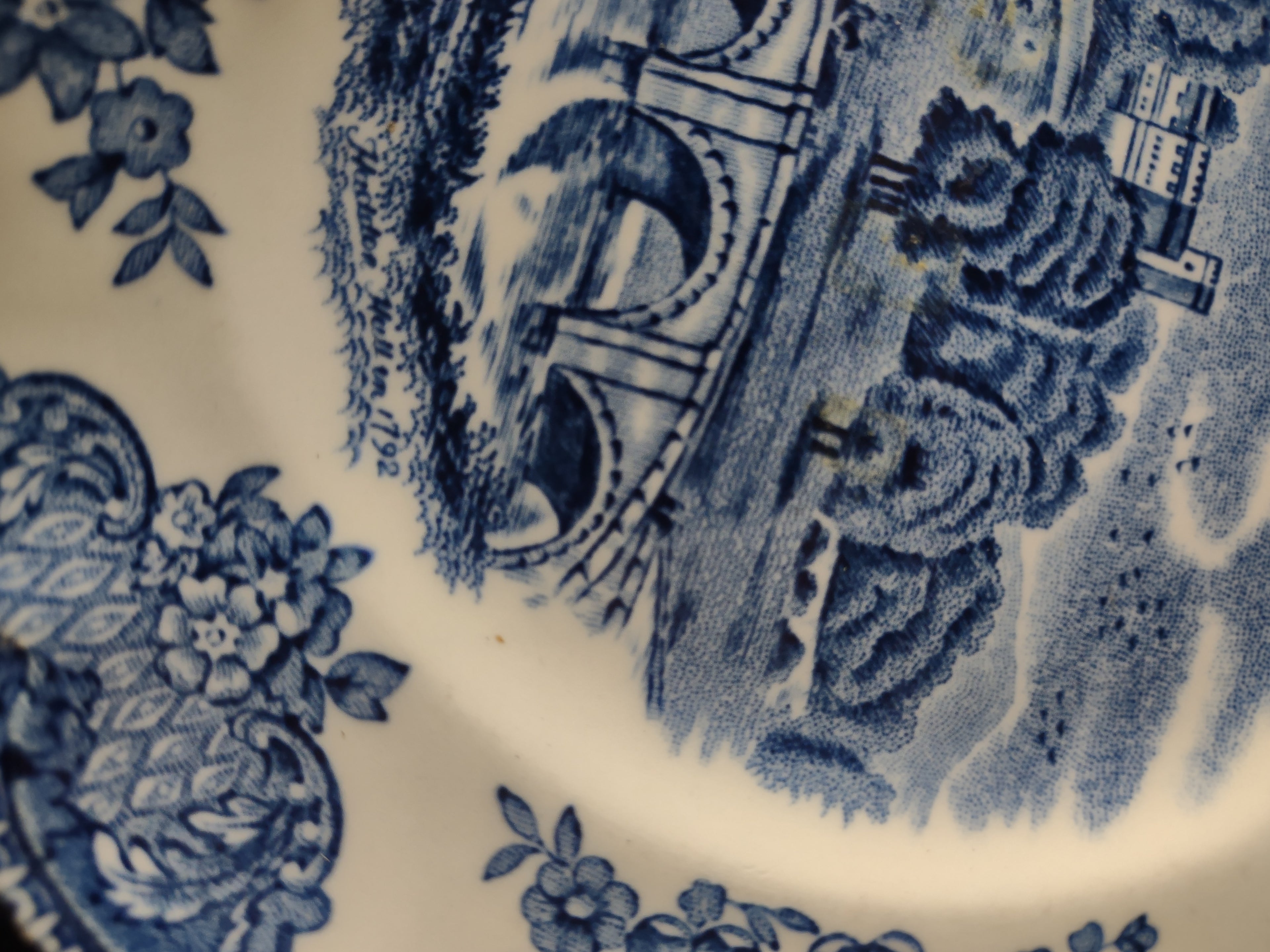 Vintage Johnson Brothers Bread Butter Plate Ironstone Britain Castles (Lot 5591)