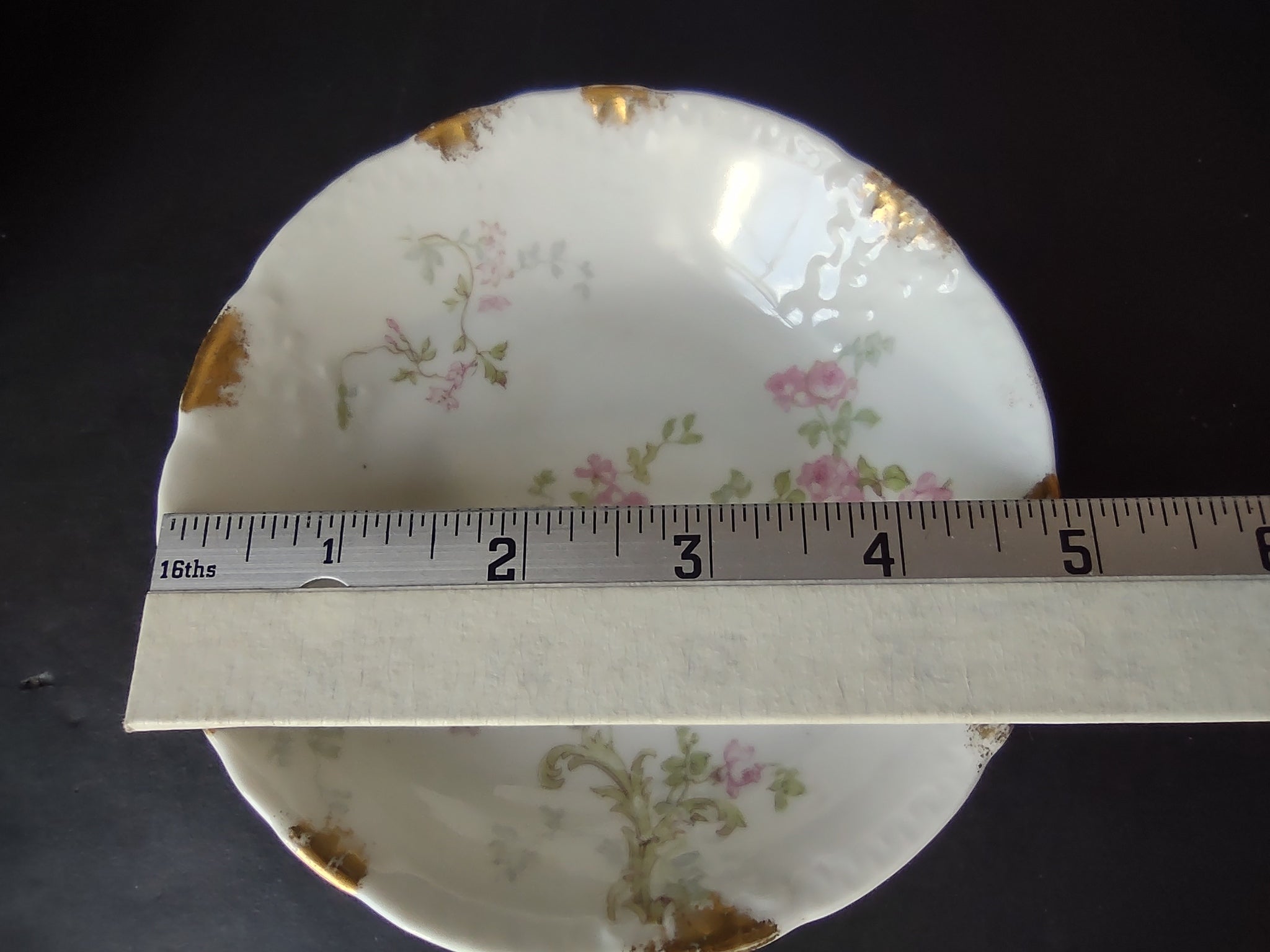 Haviland Limoges Set Luncheon /Salad Dessert Plate Small Bowl Rose (lot 832)