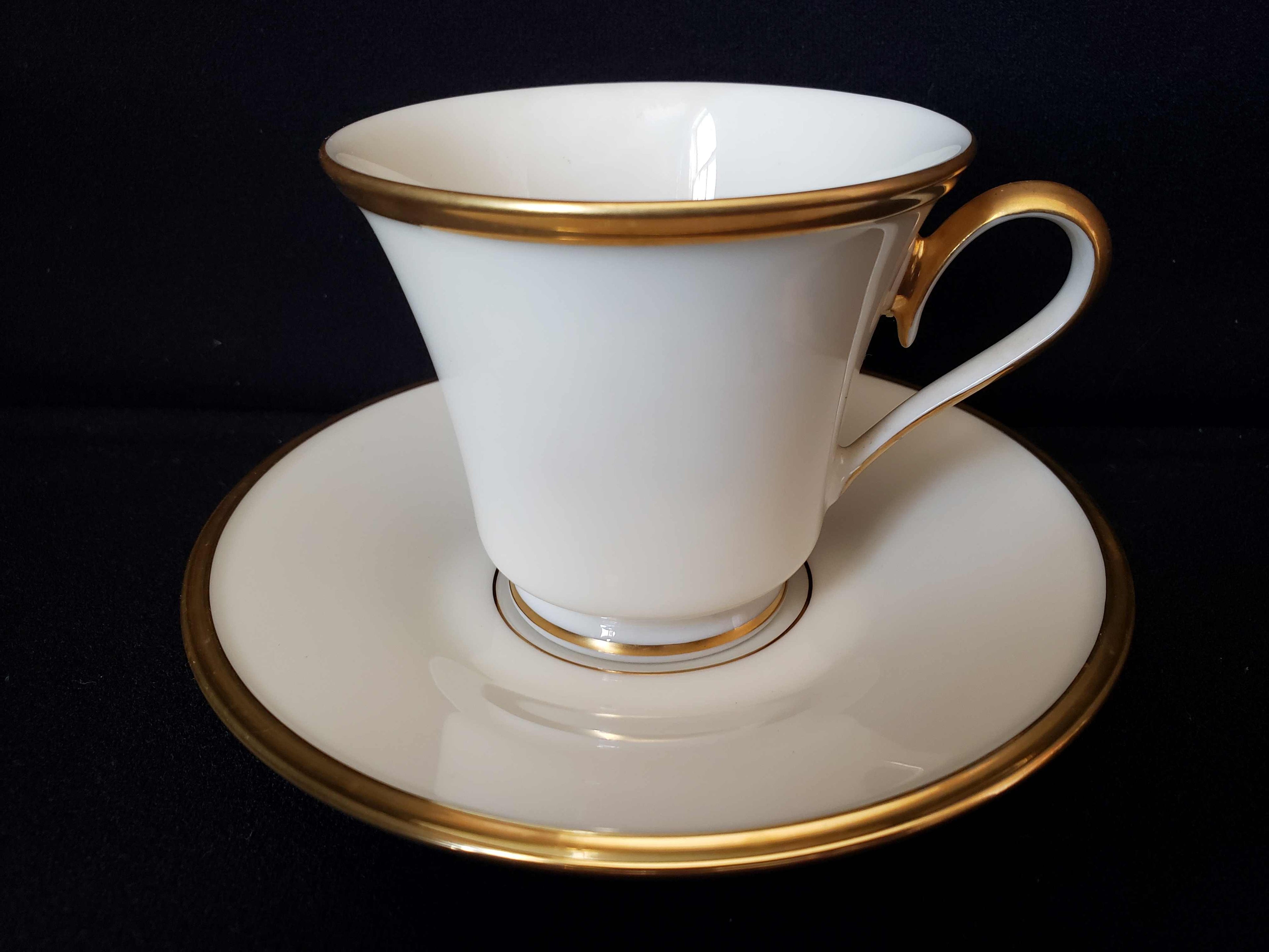 Vintage Lenox Dimension Collection Eternal Tea Cup with Saucer (lot 1933)