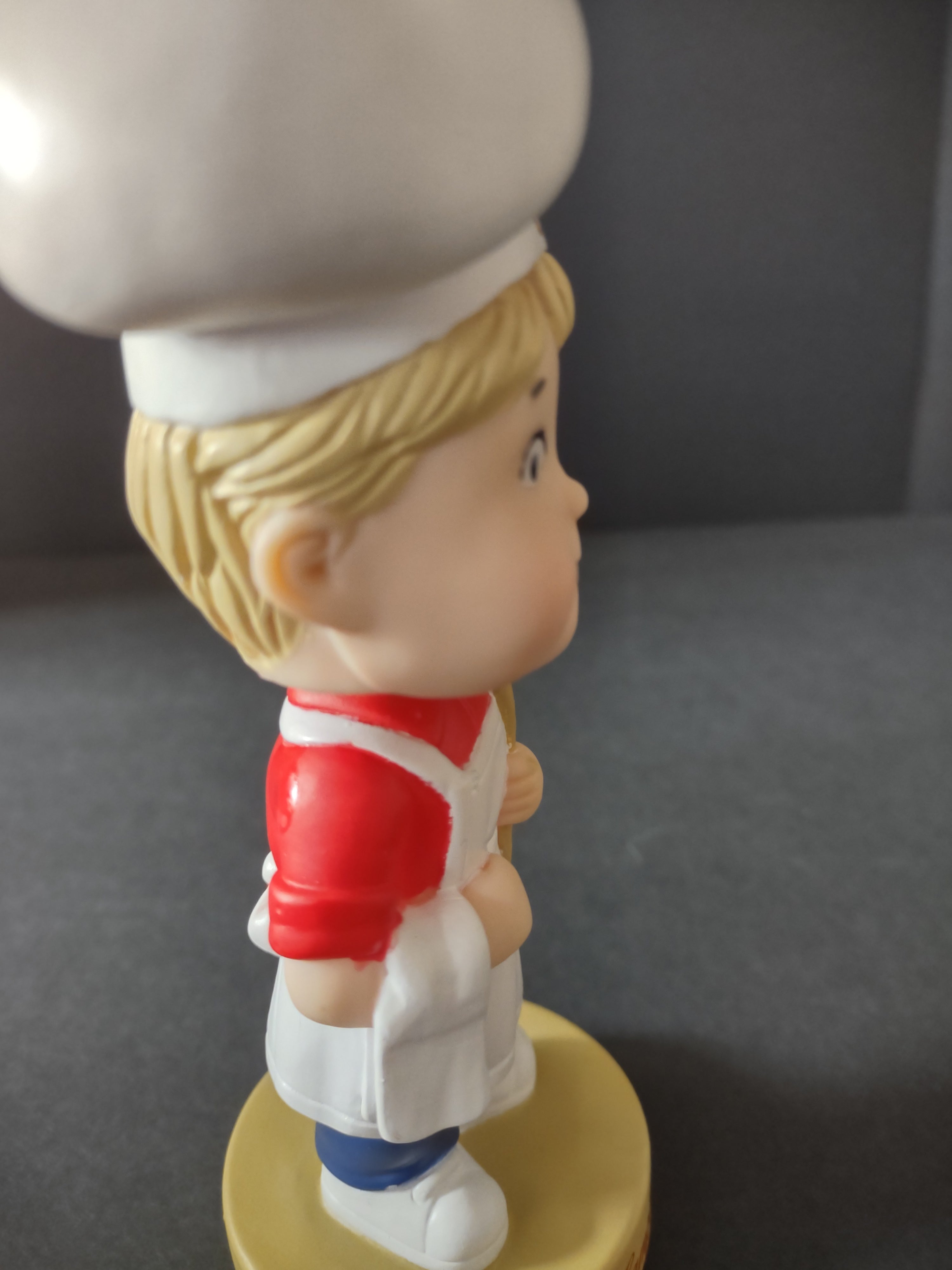 Vintage Christmas 2002 Campbells Collectible Bobble Head Boy (Lot 4713)